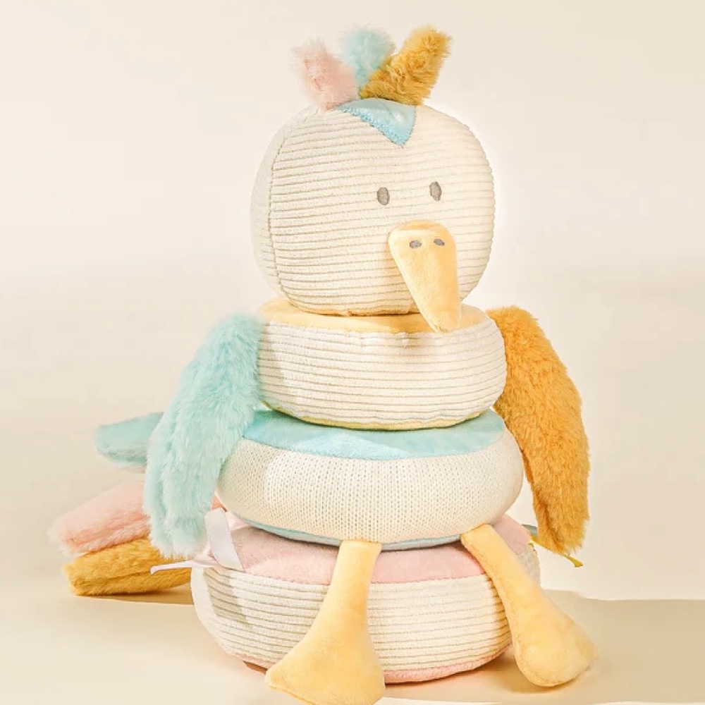 Coco Village soft plush bird stacking toy